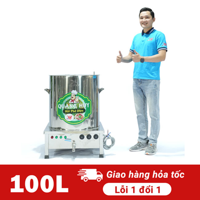 Nồi điện nấu phở 100l Quang Huy