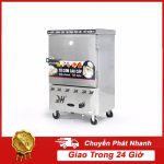 Tủ hấp cơm 6 khay gas không điều khiển