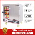 Tủ nấu cơm công nghiệp 4 khay điện không điều khiển