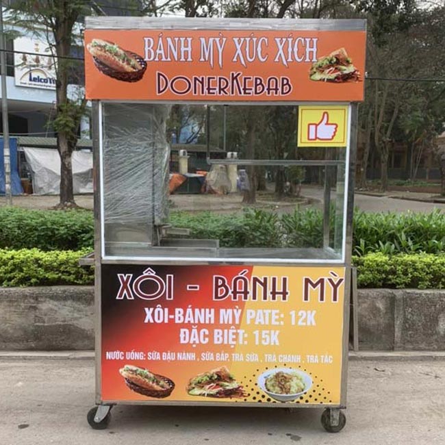 <h3 class="font-size-16">Xe bán xôi bánh mì 1m2 Quang Huy</h3>