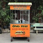 xe bánh mì chả cá 1m