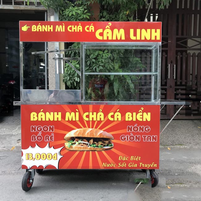 <h3 class="font-size-16">Xe bánh mì chả cá 1m5 Quang Huy</h3>