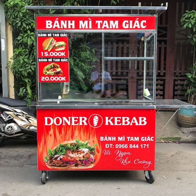 <h3 class="font-size-16">Xe bánh mì Thổ Nhĩ Kỳ 1m2 Quang Huy</h3>
