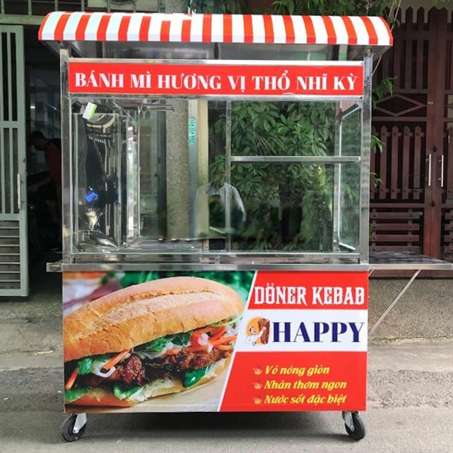 <h3 class="font-size-16">Xe bánh mì Thổ Nhĩ Kỳ 1m6 Quang Huy</h3>