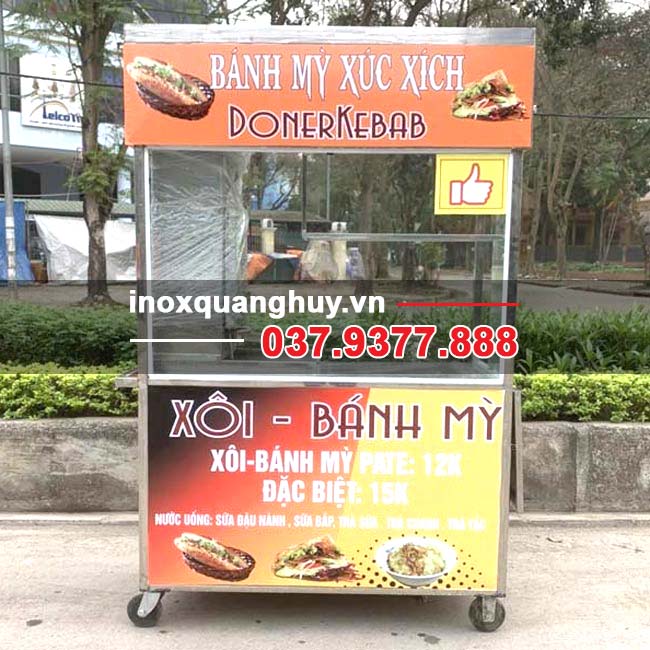 <h3 class="font-size-16">Xe bán xôi bánh mì 1m2 Quang Huy</h3>