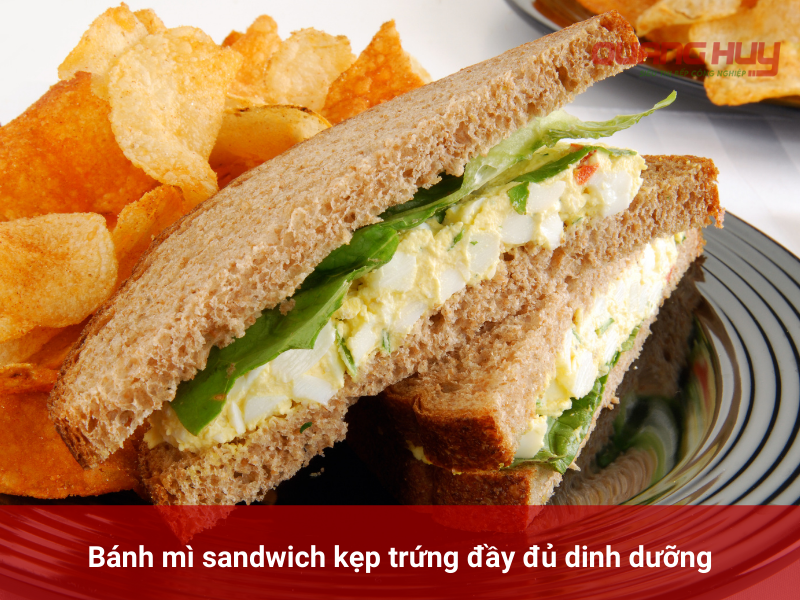 Chia sẻ cách làm bánh mì sandwich kẹp trứng cho bữa sáng dinh dưỡng