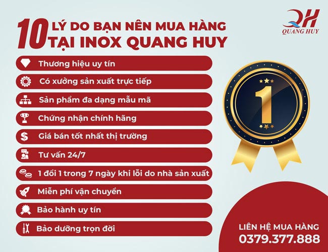 Top lí do nên chọn Quang Huy