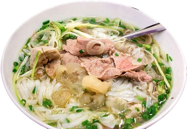 nấu phở bò tái gân tại nhà