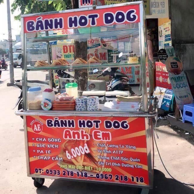 Xe bán hot dog