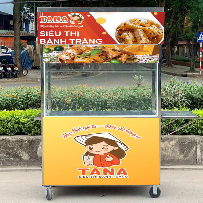 Xe bán bánh tráng Tana