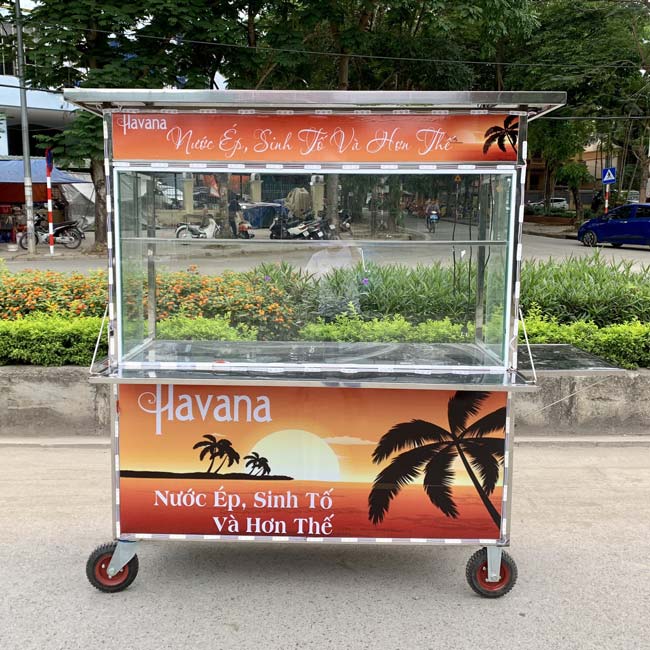 Xe nước ép Havana decal cam