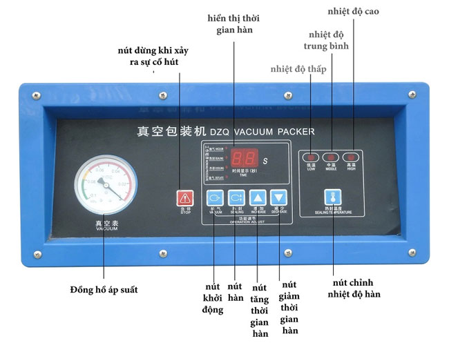 Bộ điều khiển máy hàn hút chân không