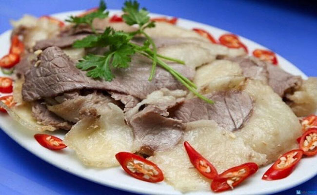 cách luộc gầu bò