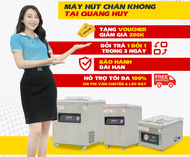 máy hút chân không công nghiệp mới Quang Huy