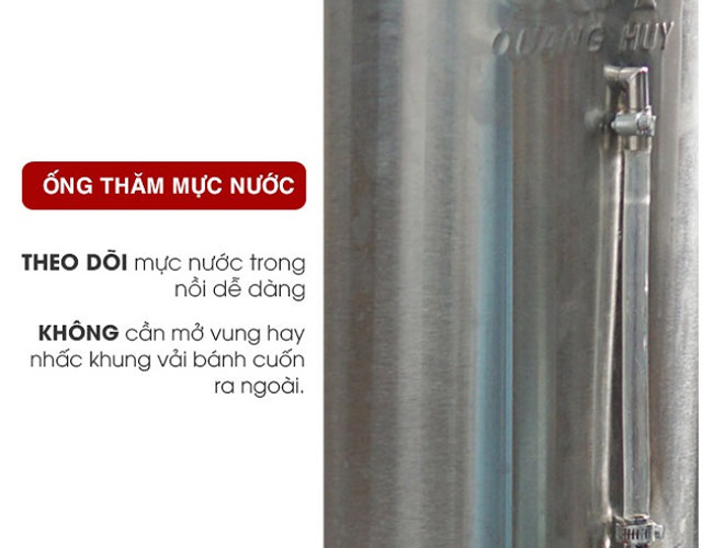 ống thăm mực nước nồi rượu