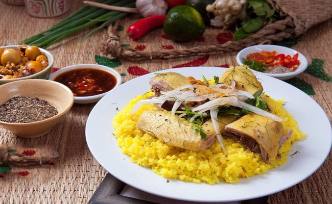 Cơm gà miền Trung