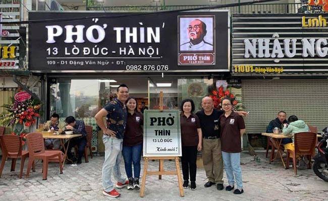 bảng hiệu quán phở đẹp hút khách