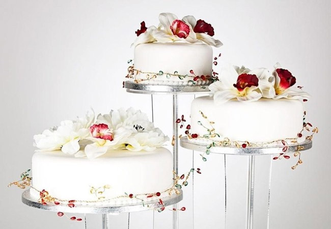 19 Mẫu bánh kem cưới tầng rời sang trọng nhất hiện nay - Bánh Thiên Thần :  Chuyên nhận đặt bánh sinh nhật theo mẫu