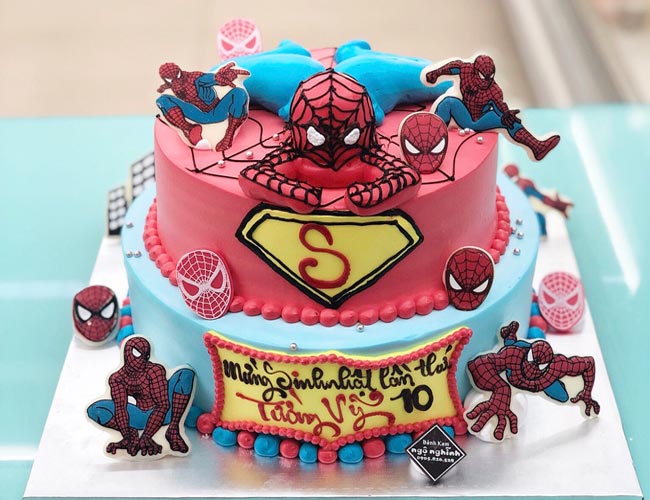 Tuyển chọn những mẫu bánh sinh nhật in hình người nhện đẹp nhất 2019