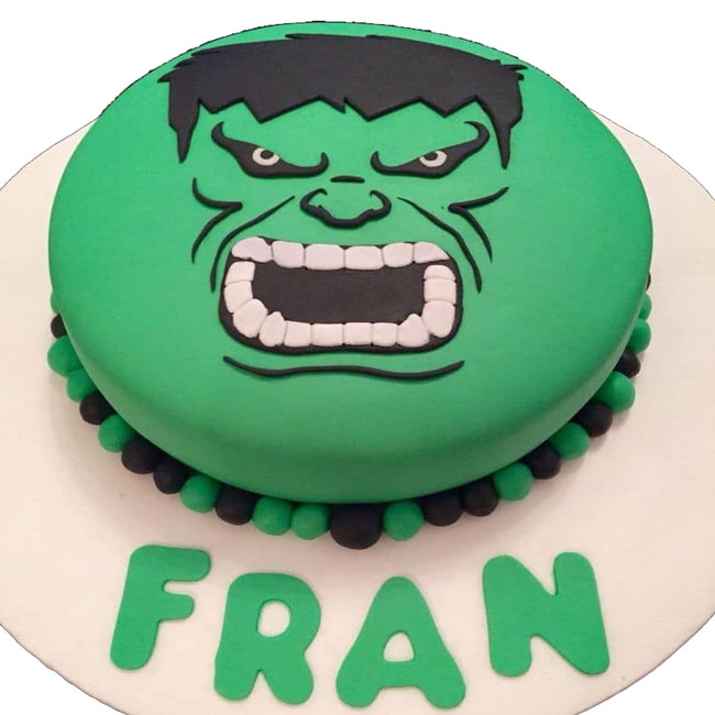  bánh kem sinh nhật siêu nhân Hulk khổng lồ