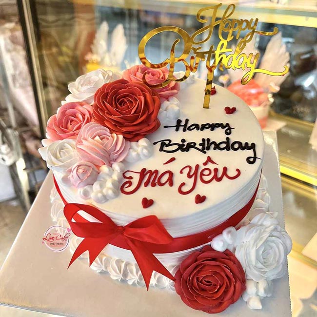 Bánh sinh nhật tặng bố mẹ - Thu Hường bakery