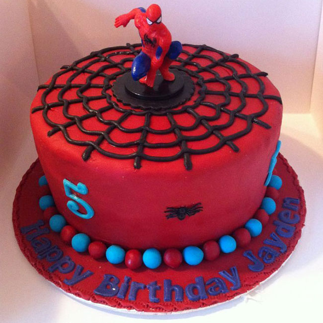 bánh sinh nhật siêu nhân nhện