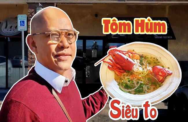 review phở tôm hùm