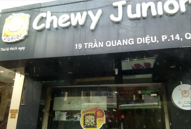 Tiệm bánh kem chewy junior