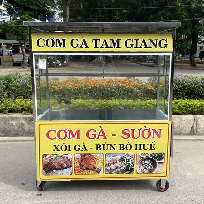 Tủ bán cơm mẫu 2 Quang Huy