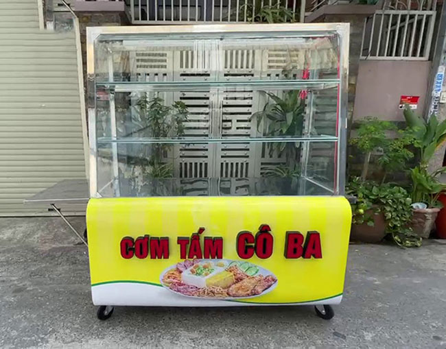 Tủ bán cơm mẫu 4 Quang Huy