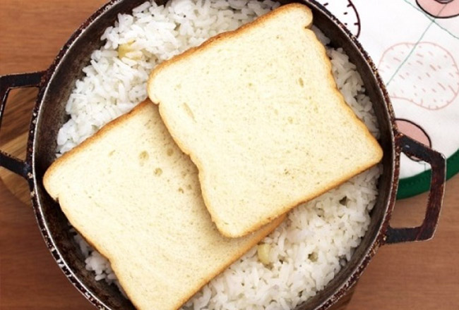 Bánh mì sandwich chữa cơm nhão