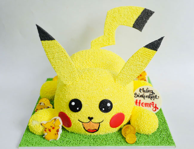 bánh sinh nhật pikachu