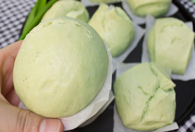 bảo quản bánh bao lá dứa