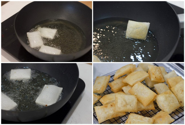 làm phở chiên phồng ngon