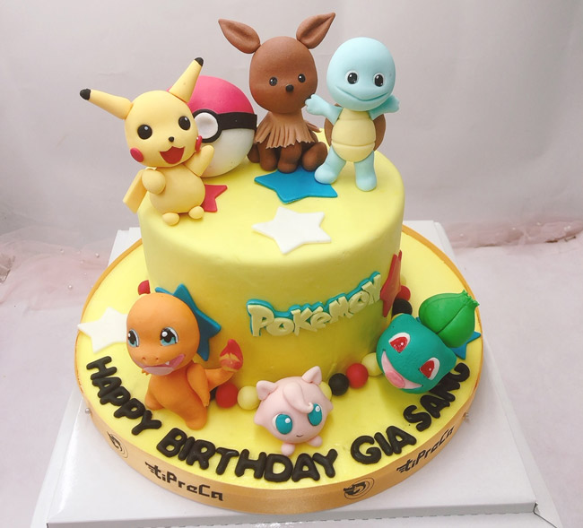 pikachu bánh sinh nhật pokemon