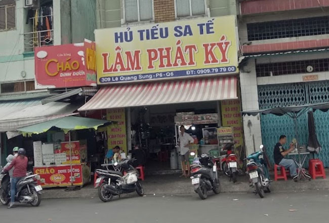 quán hủ tiếu sa tế nai Lâm Phát Ký