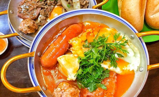 bánh mì chảo bao nhiêu calo