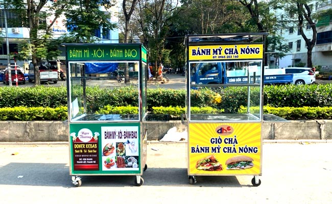 kích thước xe bánh mì