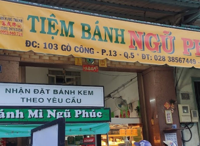 tiệm bánh kem ngũ phúc