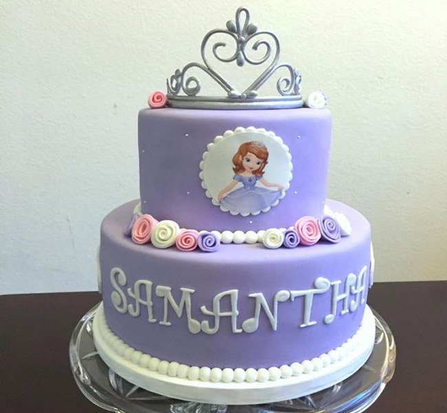 bánh kem sinh nhật công chúa sofia