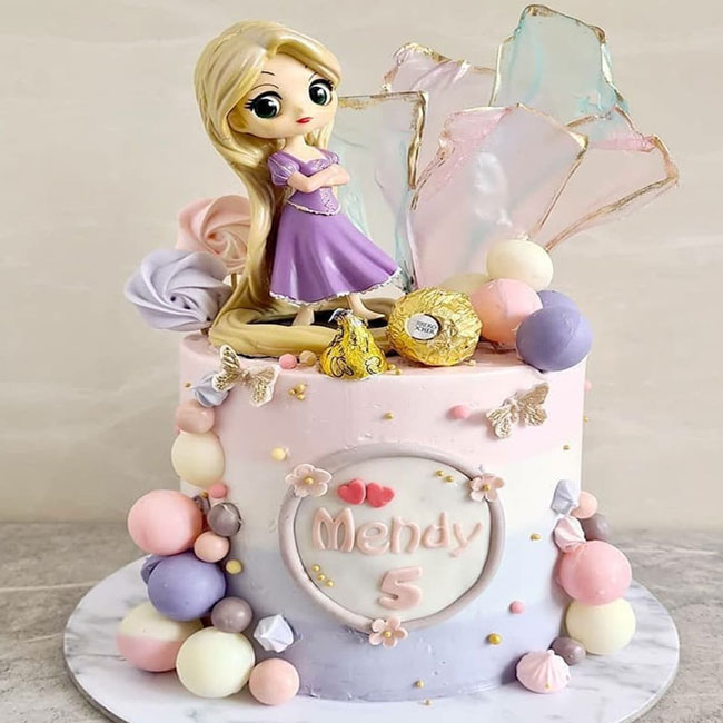 Bánh kem người đẹp & quái vật Belle - Bánh sinh nhật công chúa Disney
