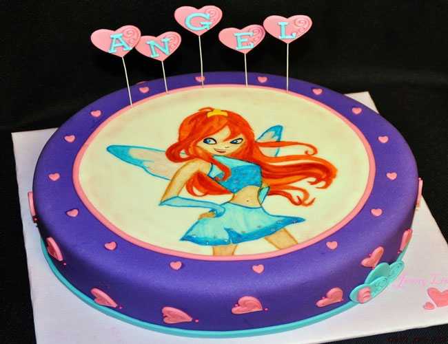 bánh sinh nhật công chúa winx