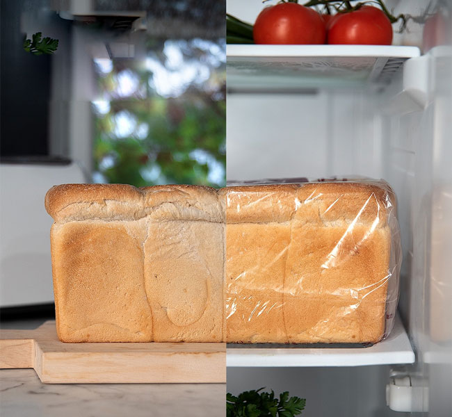 bảo quản bánh mì sandwich trong tủ lạnh