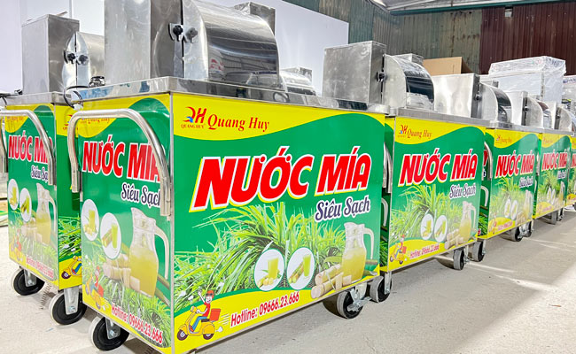 mua xe nước mía trả góp