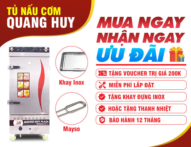 mua tủ cơm chính hãng giá rẻ quang huy