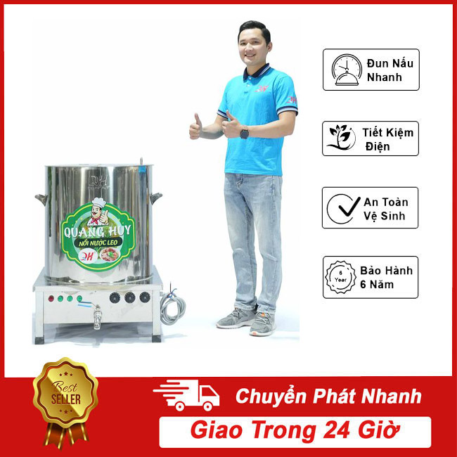 Nồi điện nấu nước lèo 120L