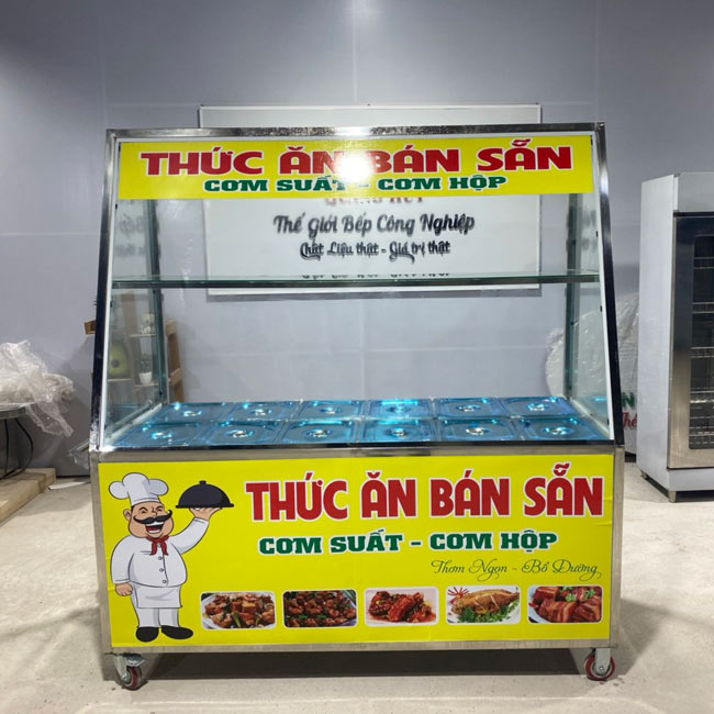 tủ bán cơm Quang Huy