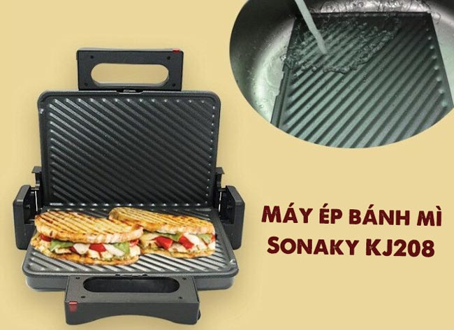 Máy ép bánh mì pate Sonaky KJ208