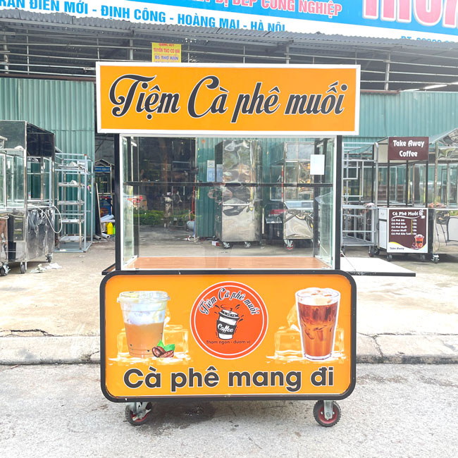xe cafe muối decal đẹp