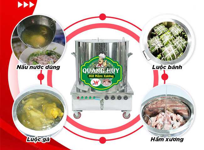 nồi hầm xương 250l đa công dụng